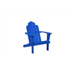 Linon Home Decor Blue Wood Frame Adirondack Chair