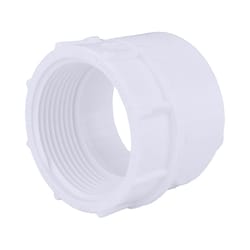 Charlotte Pipe Schedule 40 1-1/2 in. Hub X 1-1/2 in. D FPT PVC Pipe Adapter 1 pk