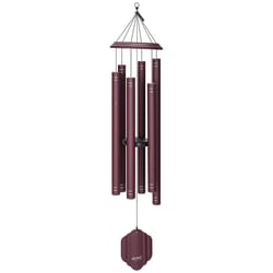 Wind River Arabesque Garnet Aluminum 57 in. Wind Chime