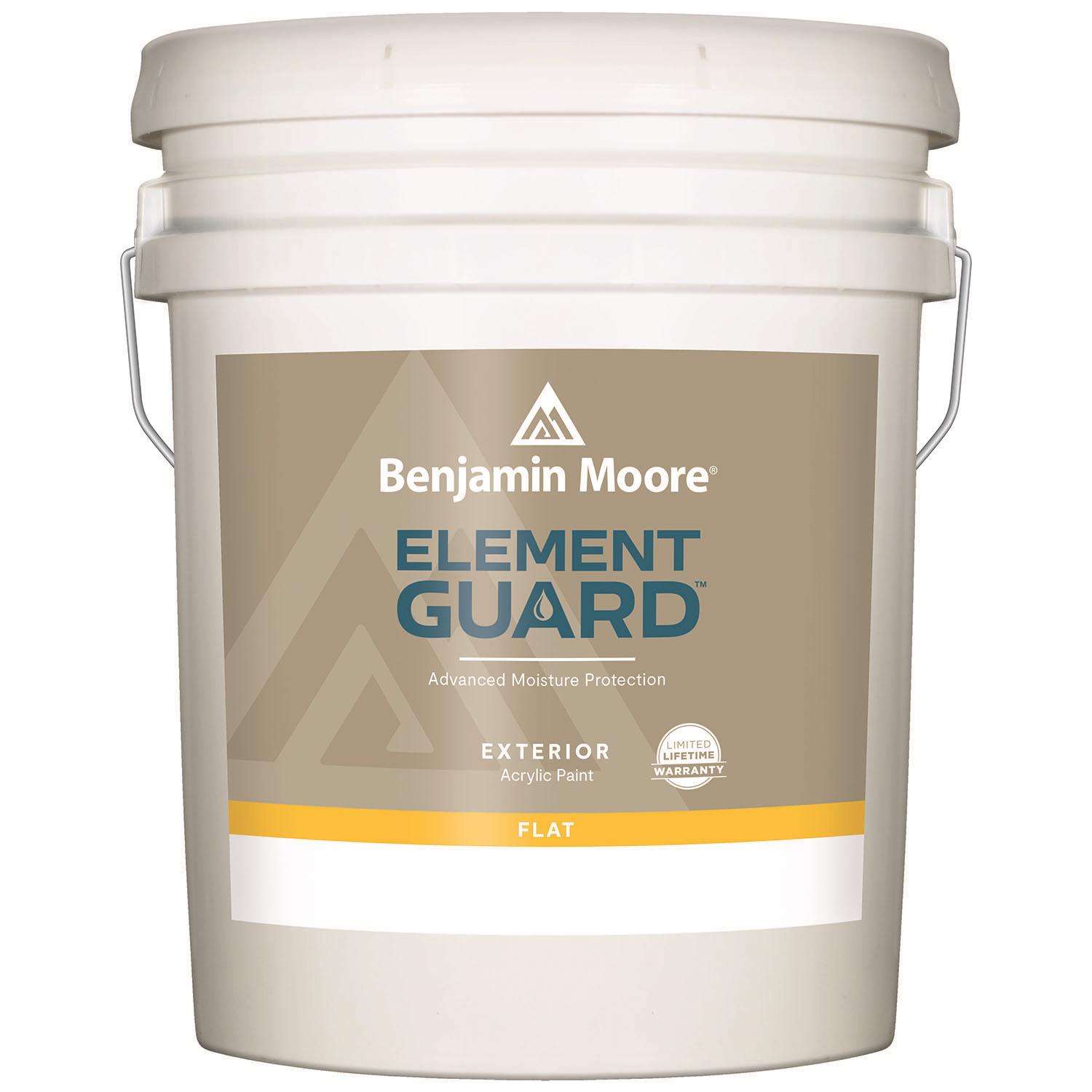 Benjamin Moore Element Guard Flat Base 3 Paint Exterior 5 gal Ace