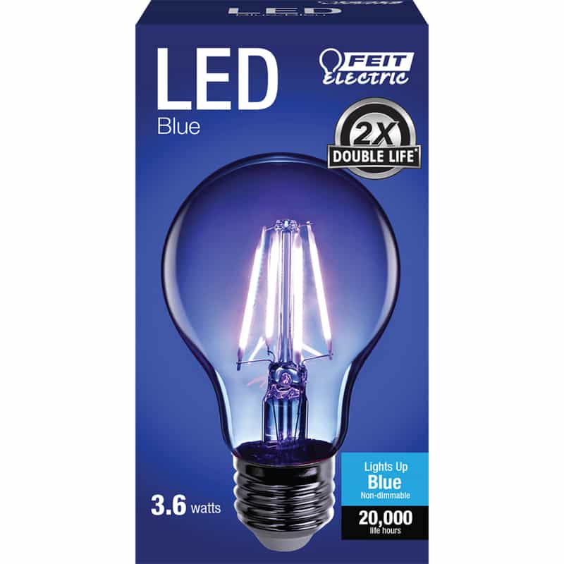 FEIT Electric Filament 4.5 watts A19 LED Bulb 450 lumens Blue ALine 30