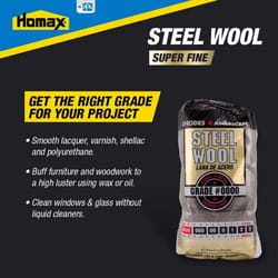 Rhodes American 0000 Grade Super Fine Steel Wool Pad 12 pk
