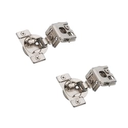 Amerock 1.25 in. W X 2.87 in. L Nickel Silver Steel Self-Closing Concealed Hinge 2 pk