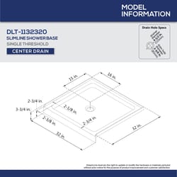 DreamLine QWALL-5 76-3/4 in. H X 32 in. W X 32 in. L White Shower Backwalls Kit