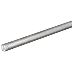 SteelWorks 7/16 in. D X 36 in. L Low Carbon Steel Threaded Rod