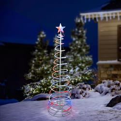 Celebrations LED Multi Spiral 6 ft. Yard Decor