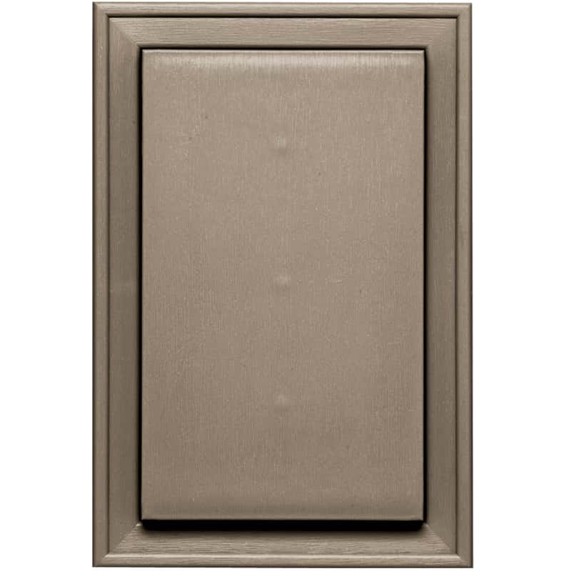 Builders Edge 12 in. H X 11/2 in. L Prefinished Clay Vinyl Mounting