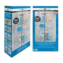 iDesign Gloss Clear Plastic Shower Caddy - Ace Hardware