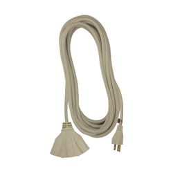 Ace Indoor or Outdoor 35 ft. L Beige Triple Outlet Cord 16/3 SJTW