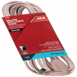 Ace 14/3 SPT-3 125 V 15 ft. L Appliance Cord