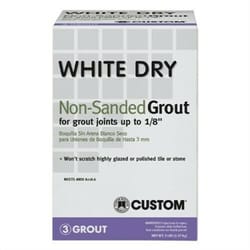 Custom Building Products White Dry Indoor and Outdoor White Grout 5 lb