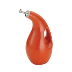 Rachael Ray Orange Stoneware EVOO Bottle