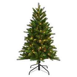 Celebrations 4 ft. Pencil LED 150 ct Grand Illum Color Changing Christmas Tree