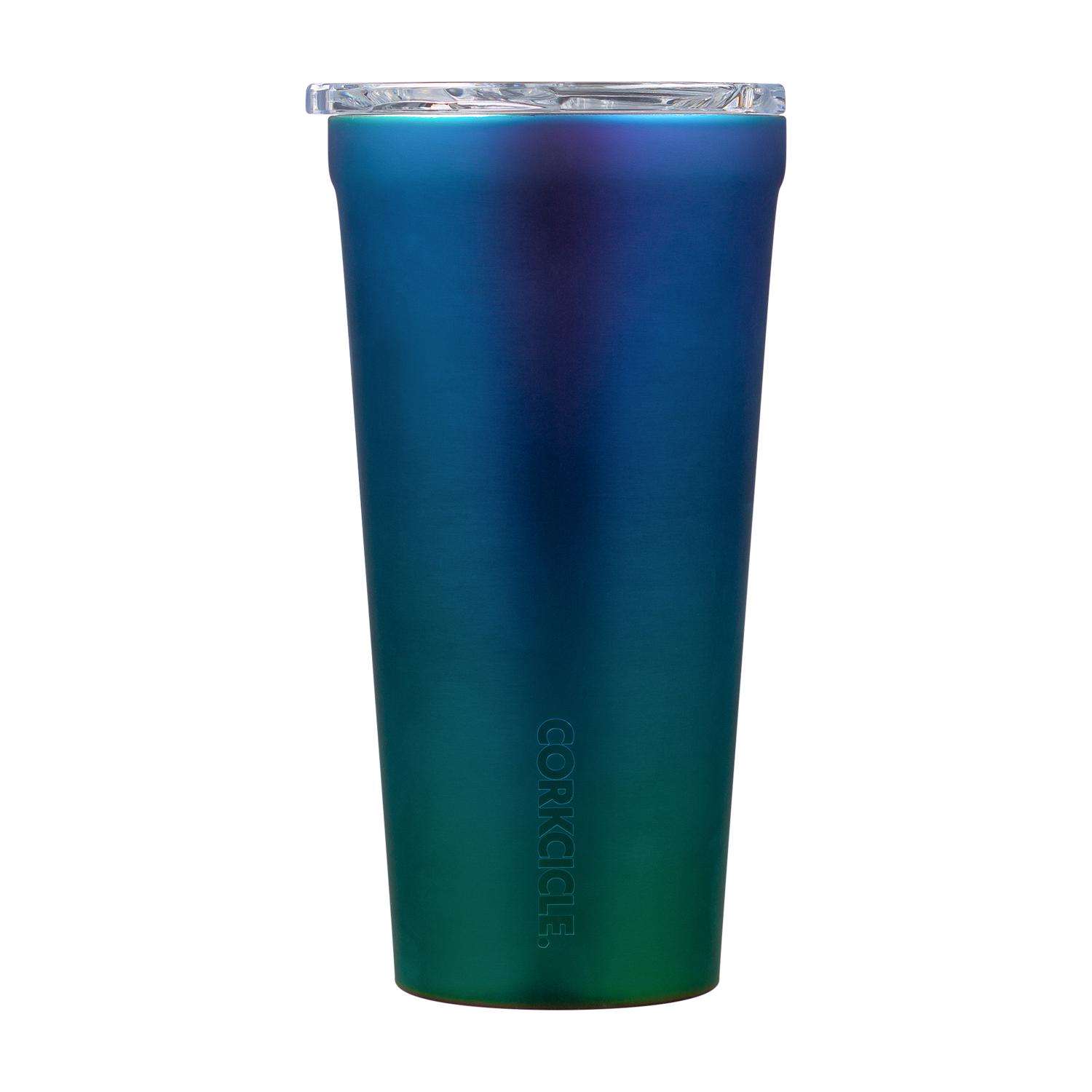 Corkcicle Iridescent 16 oz Dragonfly BPA Free Tumbler with Lid Ace
