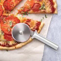 Rada Cutlery Silver Nickel Stainless Steel Pizza Cutter