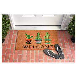 Calloway Mills 1.5 ft. W X 2.5 ft. L Multi-color Coir Door Mat