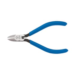 Klein Tools 4.3 in. Plastic/Steel Semi-Flush Diagonal Cutting Pliers