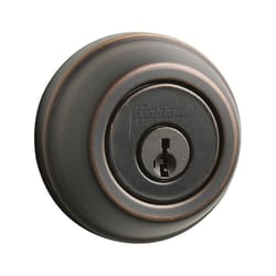 Kwikset Signature Series Venetian Bronze Zinc Single Cylinder Smart Key Deadbolt