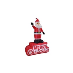 A Holiday Company LED Santa Merry Christmas 10 ft. Inflatable