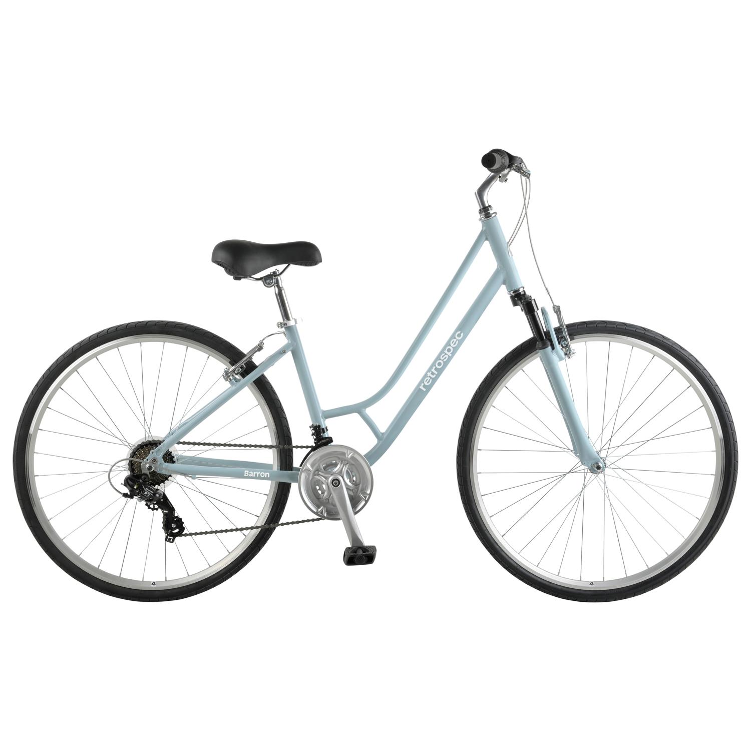 Retrospec Baron Hybrid Women Bicycle Crystal Blue Sansujyuku sansujyuku.com