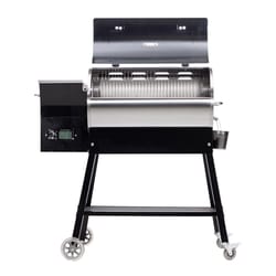 Recteq Patio Legend RT-410 Wood Pellet WiFi Grill and Smoker Black/Silver