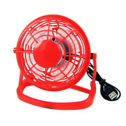 Home Plus 4 in. H X 3.5 in. D 1 speed Mini Fan