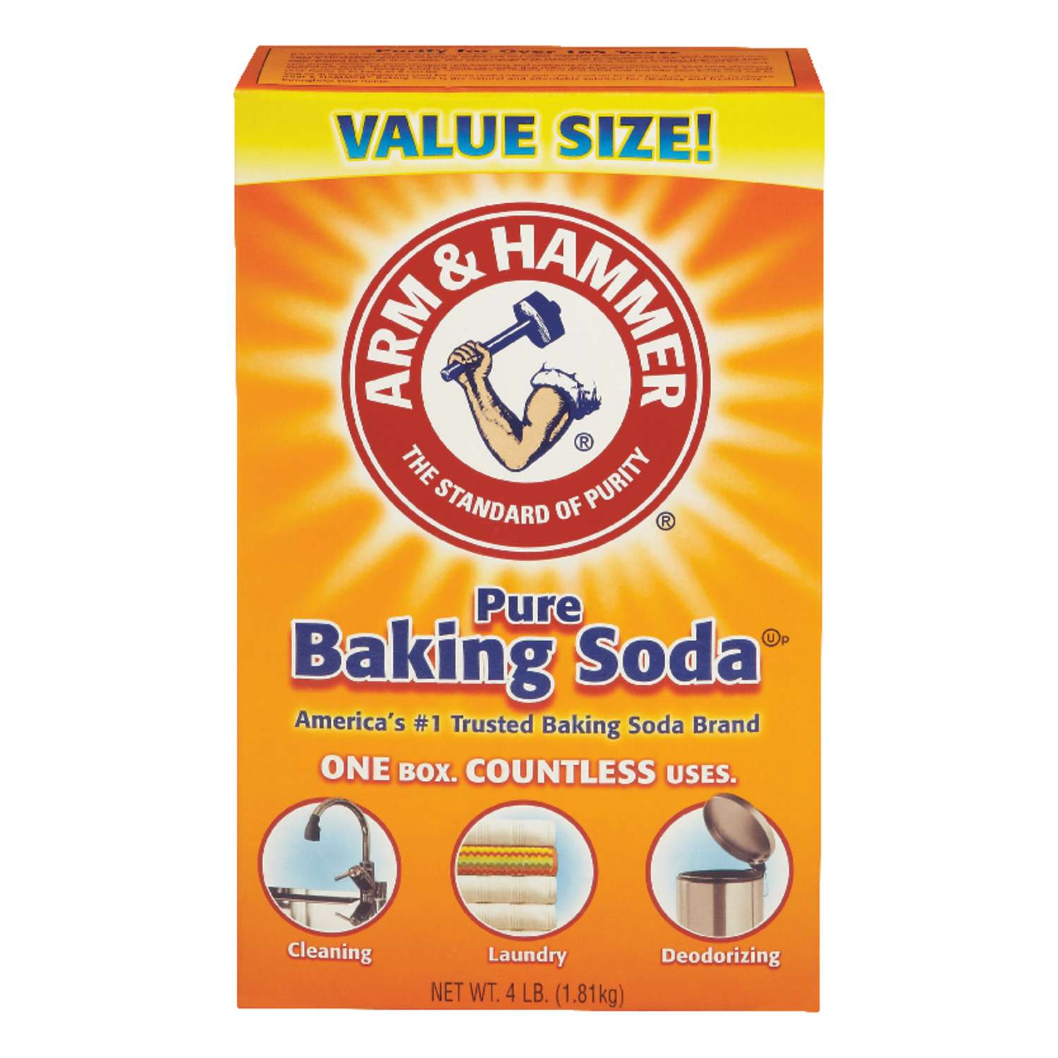 Arm & Hammer Baking Soda No Scent Cleaning Powder 4 lb. - Ace Hardware