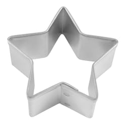 R&M International Corp 1 in. W X 1 in. L Mini Star Cookie Cutter Silver 1 pc