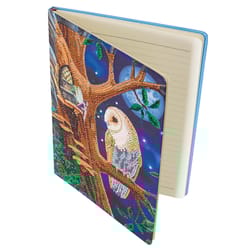 Crystal Art Owl and Fairy Tree Notebook Kit Multicolored
