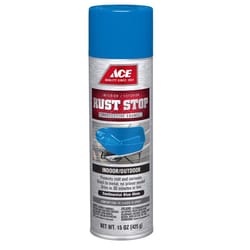 Ace Rust Stop Gloss Continental Blue Protective Enamel Spray Paint 15 oz