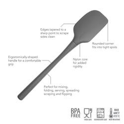 Tovolo Flex-Core Charcoal Silicone Spatula