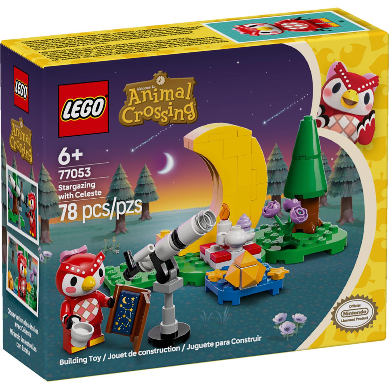 LEGO Animal Crossing Stargazing with Celeste Building Set Multi