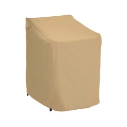 Classic Accessories Terrazzo 45 in. H X 25.5 in. W X 33.5 in. L Brown Polyester Chair Cover