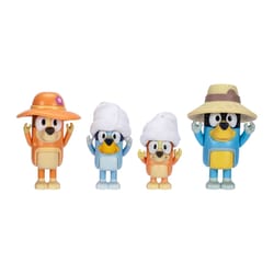 Bluey Moose Figure Multicolored 4 pc