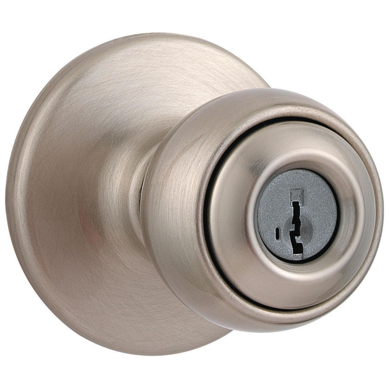UPC 883351635301 product image for Kwikset Polo Satin Nickel Steel ANSI/BHMA Grade 3 1-3/4 in. Entry Lockset | upcitemdb.com