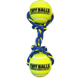 Petsport Tug Max Assorted Polyster/Rubber Rope with Tennis Ball Dog Toy Medium/Large 1 pk