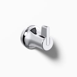 Kohler Sivaro 2.42 in. H X 2.08 in. W X 2.5 in. L Polished Chrome Silver Robe Hook