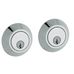 Baldwin Estate Polished Chrome Brass Double Cylinder Deadbolt