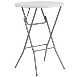 Flash Furniture Contemporary 32 in. W X 32 in. L Round Bar Height Folding Table