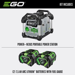 EGO POWER+ Nexus Power Station 3000 W 3 x 120 V A/C outlets and 4