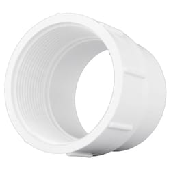 Charlotte Pipe Schedule 40 1-1/2 in. Spigot X 1-1/2 in. D FPT PVC Adapter 1 pk