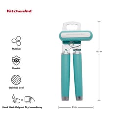 KitchenAid Blue/Silver ABS Manual Bottle/Can Opener