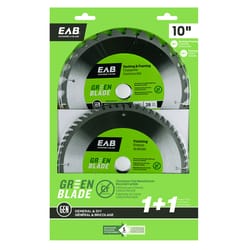 Exchange-A-Blade 10 in. D X 5/8 in. Carbide Saw Blade Combo Pack 2 pc