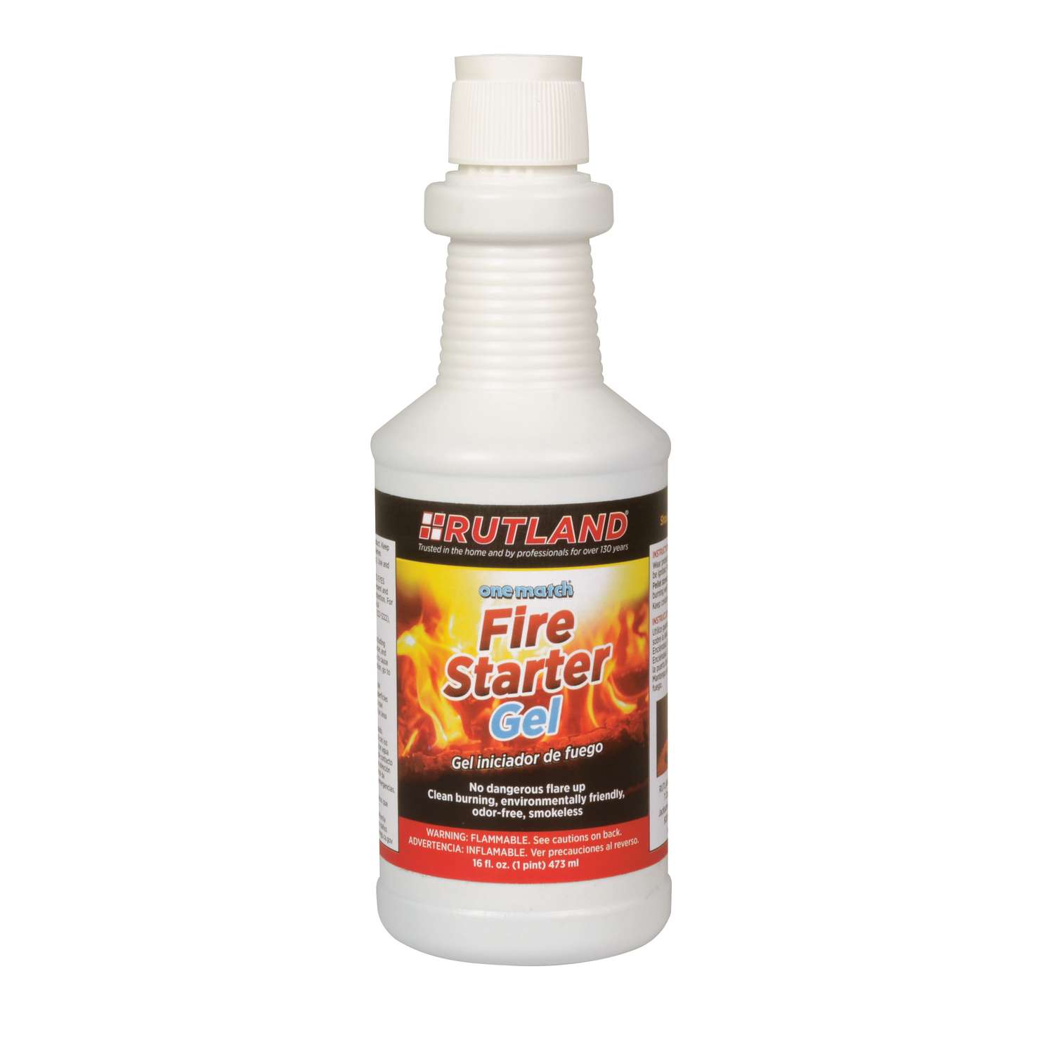 Rutland One Match Gelled Alcohol Fire Starter 10 min 16 oz - Ace Hardware
