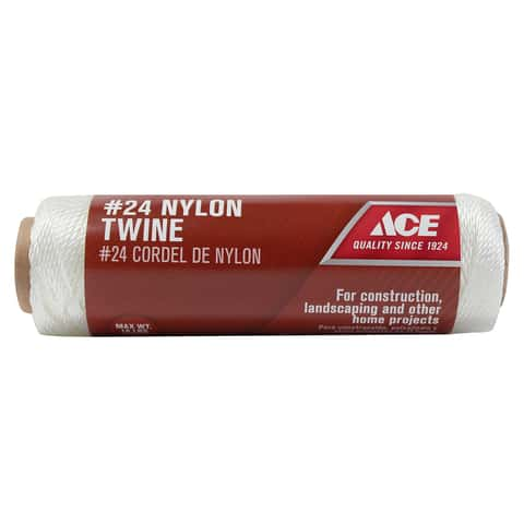 Ace .073 in. D X 185 ft. L White Twisted Nylon Mason Line - Ace