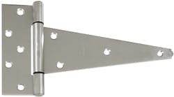 National Hardware 10 in. L Stainless Steel Stainless Steel Heavy Duty T Hinge 1 pk