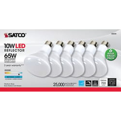 Satco . BR30 E26 (Medium) LED Bulb Natural Light 65 Watt Equivalence 6 pk