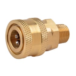 SurfaceMaxx 1/4-in Male NPT x 1/4-in Female Quick Connect Coupler 5500 psi