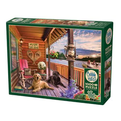 Cobble Hill Welcome To The Lakehouse Jigsaw Puzzle Cardboard 1000 pc