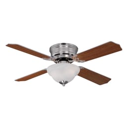 Westinghouse Hadley 42 in. Brushed Nickel Brown LED Indoor Ceiling Fan